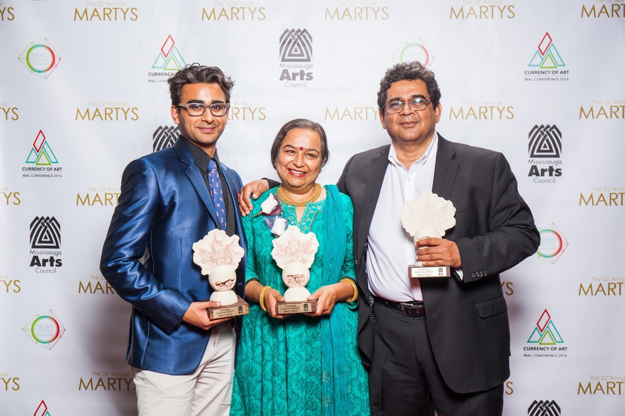 Siddhant and Jasmine and Nitin Sawant at the Martys